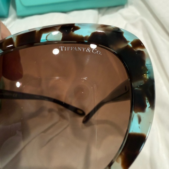 Authentic Tiffany & Co. Blue and Brown Sunglasses